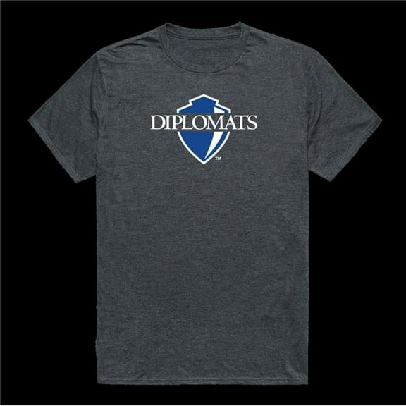 W Republic 519-644-HCH-03 Franklin & Marshall College Diplomats Cinder T-Shirt, Heather Charcoal - Large