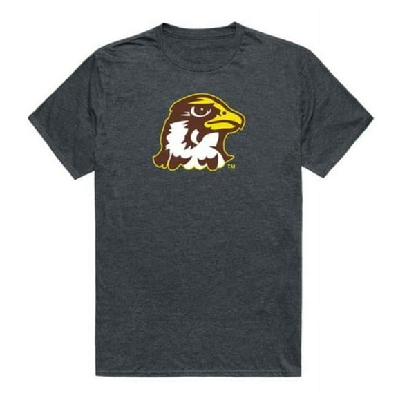 W Republic 519-667-HCH-05 Quincy University Hawks Cinder College T-Shirt, Heather Charcoal - 2XL