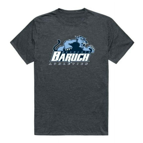 W Republic 519-701-HCH-05 Baruch College Bearcats Cinder College T-Shirt, Heather Charcoal - 2XL