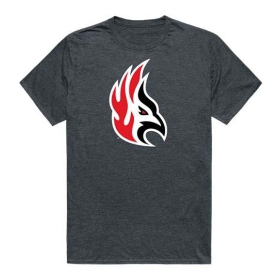 W Republic 519-709-HCH-02 Carthage College Firebirds Cinder T-Shirt, Heather Charcoal - Medium