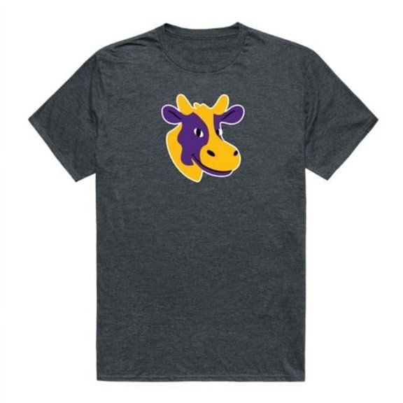 W Republic 519-727-HCH-05 Williams College The Purple Cows Cinder T-Shirt, Heather Charcoal - 2XL