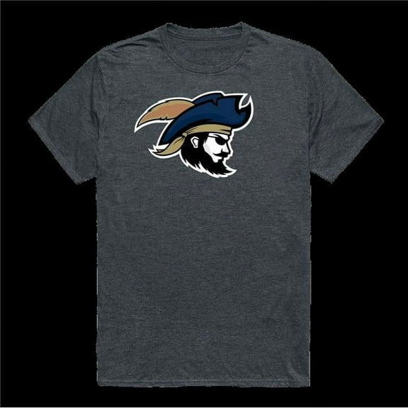 W Republic 519-736-HCH-01 College of Charleston Southern Buccanneers Cinder College T-Shirt, Heather Charcoal - Small