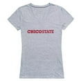 thumbnail image 1 of W Republic 520-163-HGY-03 NCAA Cal State Chico Wildcats Women Seal T-Shirt, Heather Gray - Large, 1 of 1