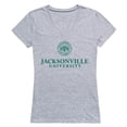 thumbnail image 1 of W Republic 520-318-H08-01 Jacksonville University Seal T-Shirt for Women, Heather Grey - Small, 1 of 1