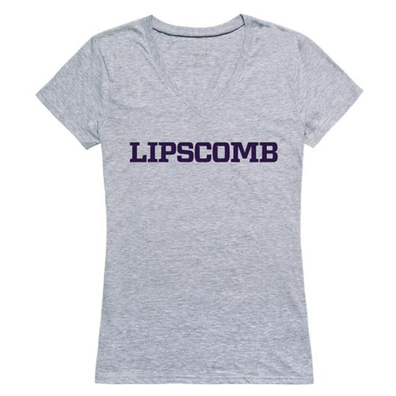 W Republic 520-328-H08-01 Lipscomb University Seal T-Shirt for Women,  Heather Grey - Small 