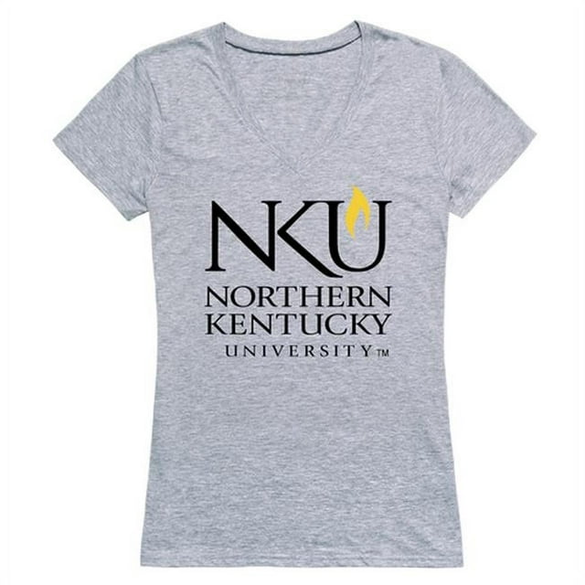 W Republic 520-356-H08-02 Northern Kentucky University Seal T-Shirt for Women, Heather Grey - Medium