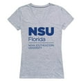 thumbnail image 1 of W Republic 520-358-H08-05 Nova Southeastern University Seal T-Shirt for Women, Heather Grey - 2XL, 1 of 1