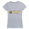 thumbnail image 1 of W Republic 520-394-H08-02 United States Coast Guard Academy Women Seal Short Sleeve T-Shirt, Heather Grey - Medium, 1 of 1