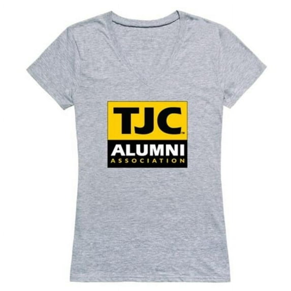 W Republic 520-680-HGY-04 Tyler Junior College Apaches Women Seal T-Shirt, Heather Grey - Extra Large
