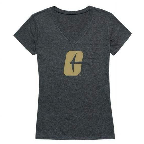 W Republic 521-194-HCH-02 University of North Carolina at Charlotte Women Cinder T-Shirt, Heather Charcoal - Medium