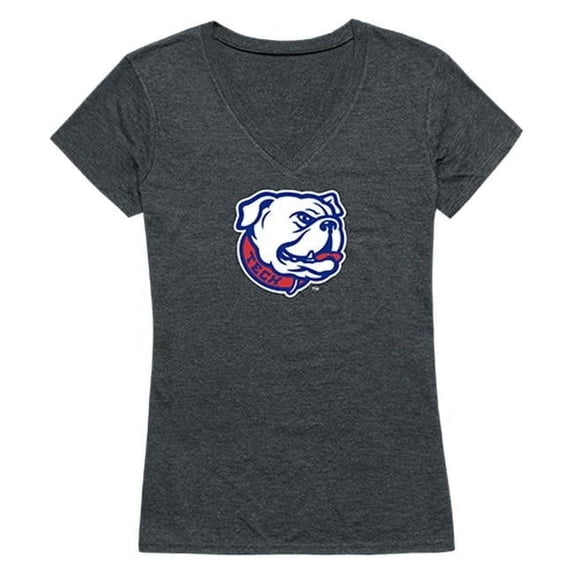 W Republic 521-419-E9C-03 Louisiana Tech University Women Cinder Short Sleeve T-Shirt, Heather Charcoal - Large