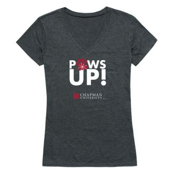 W Republic 521-629-HCH-03 Chapman University Panthers Women Cinder T-Shirt, Heather Charcoal - Large