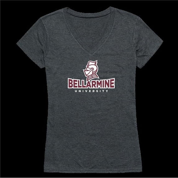 W Republic 521-706-HCH-05 Bellarmine University Knights Womens Cinder T-Shirt, Heather Charcoal - 2XL