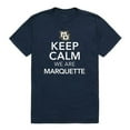 thumbnail image 1 of W Republic 523-130-NVY-02 Marquette University Men Keep Calm T-Shirt, Navy - Medium, 1 of 1