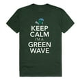 thumbnail image 1 of W Republic 523-198-FOR-01 Tulane University Keep Calm T-Shirt, Forest Green & White - Small, 1 of 1