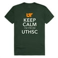 thumbnail image 1 of W Republic 523-247-033-02 UTHSC Keep Calm Short Sleeve T-Shirt, Forest White - Medium, 1 of 1