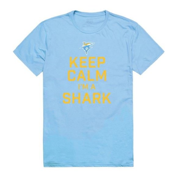 W Republic 523-329-BF4-01 GO2 Men Keep Calm T-Shirt, Sky Blue - Small