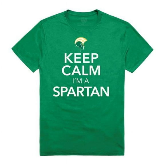 W Republic 523-350-G77-01 Norfolk State University Men Keep Calm T-Shirt, Kelly - Small