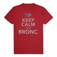thumbnail image 1 of W Republic 523-368-339-01 Rider University Men Keep Calm T-Shirt, Cardinal - Small, 1 of 1