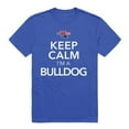 thumbnail image 1 of W Republic 523-419-B02-03 Louisiana Tech University Men Keep Calm T-Shirt, Royal - Large, 1 of 1