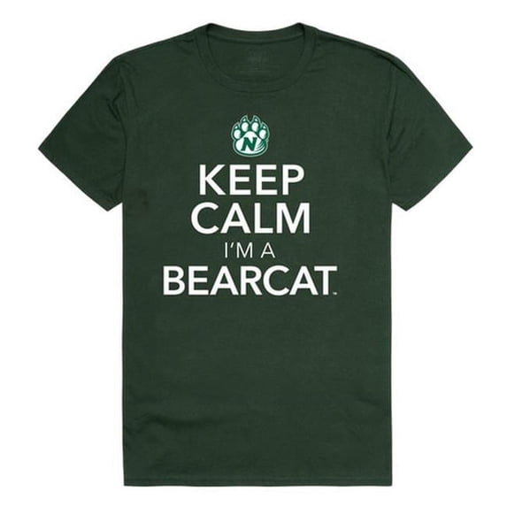 W Republic 523-440-FOR-04 Northwest University Keep Calm T-Shirt, Forest Green & White - Extra Large