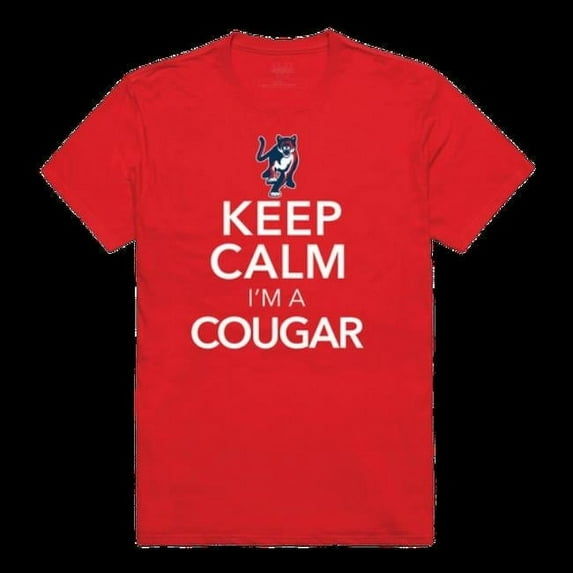 W Republic 523-464-RED-05 Columbus State University Cougars Keep Calm T-Shirt, Red - 2XL