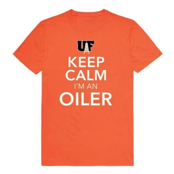 W Republic 523-518-ORN-04 University of Findlay Oilers Keep Calm T-Shirt, Orange - Extra Large