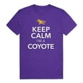 thumbnail image 1 of W Republic 523-658-PUR-03 Kansas Wesleyan University Coyotes Keep Calm T-Shirt, Purple - Large, 1 of 1