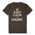 thumbnail image 1 of W Republic 523-667-BRN-03 Quincy University Hawks Keep Calm T-Shirt, Brown - Large, 1 of 1