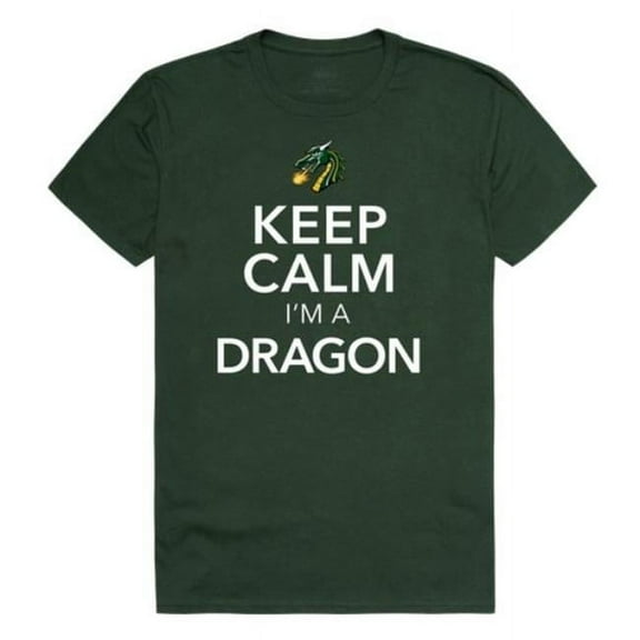 W Republic 523-678-FOR-04 Tiffin University Dragons Keep Calm T-Shirt, Forest Green - Extra Large
