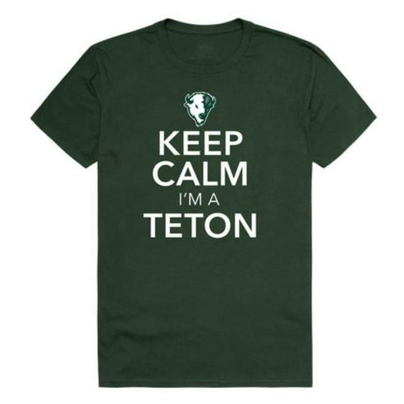 W Republic 523-684-FOR-05 Williston State College Tetons Keep Calm T-Shirt, Forest Green - 2XL