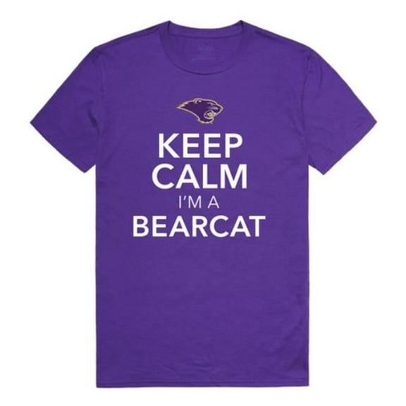 W Republic 523-721-PUR-01 McKendree University Bearcats Keep Calm T-Shirt, Purple - Small