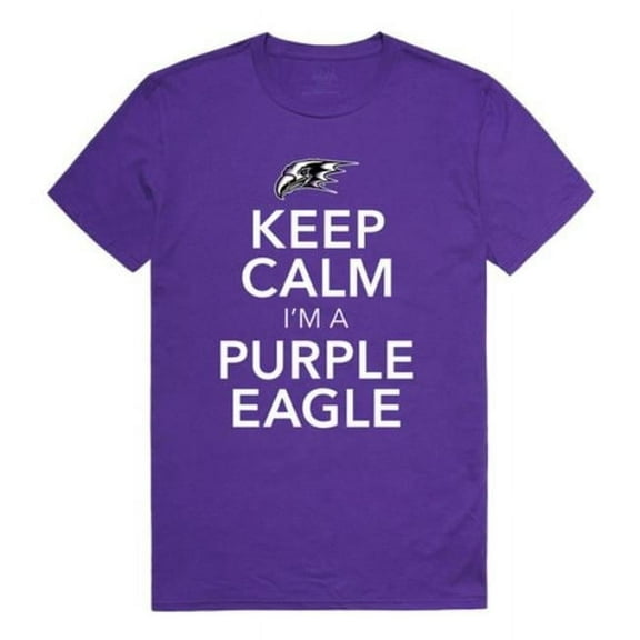 W Republic 523-723-PUR-01 Niagara University Purple Eagles Keep Calm T-Shirt, Purple - Small