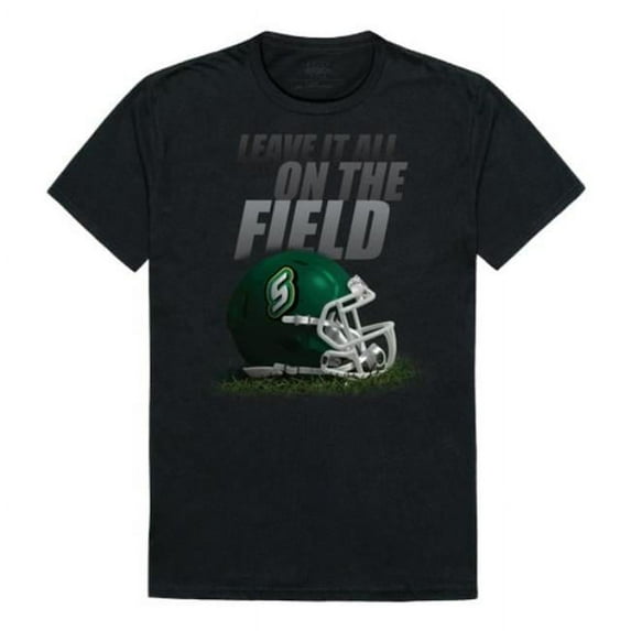 W Republic 524-385-BLK-02 Men Southeastern Louisiana Lions Gridiron T-Shirt, Black - Medium