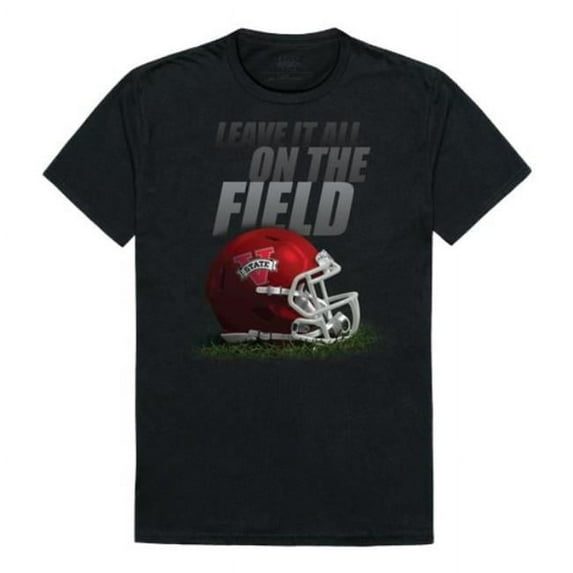 W Republic 524-398-BLK-03 Men Valdosta State Blazers Gridiron T-Shirt, Black - Large