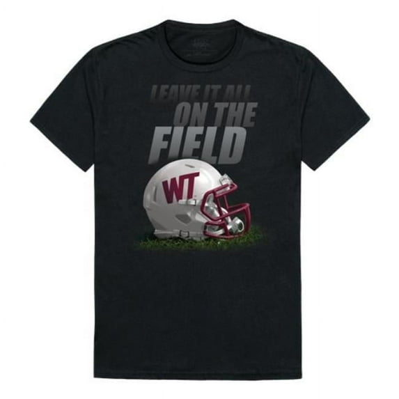 W Republic 524-403-BLK-02 Men West Texas A&M Buffaloes Gridiron T-Shirt, Black - Medium