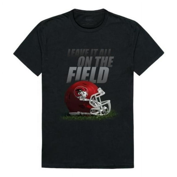 W Republic 524-607-BLK-01 Winston-Salem State University Rams Gridiron T-Shirt, Black - Small