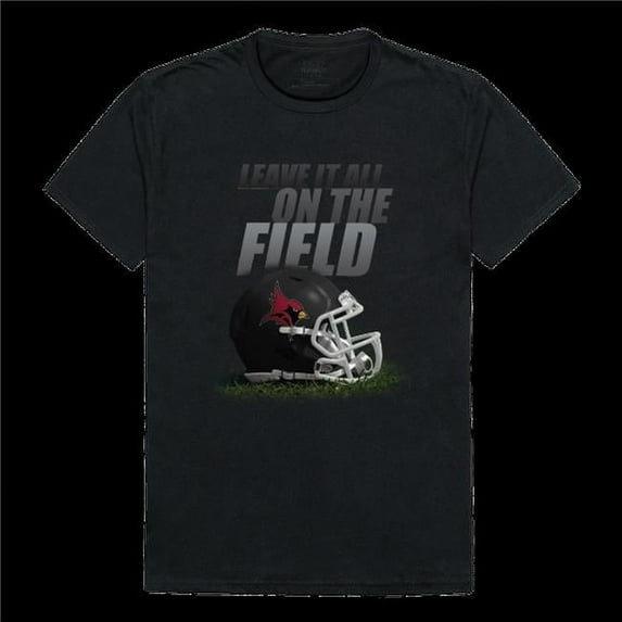 W Republic 524-739-BLK-03 St. Johns University Fisher Cardinals Gridiron T-Shirt, Black - Large