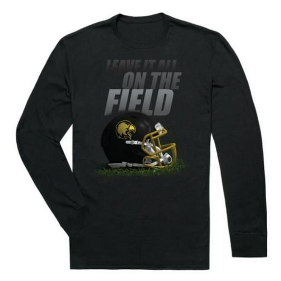 W Republic 525-202-BLK-04 Cal State L.A. Golden Eagles Gridiron Long Sleeve T-Shirt, Black - Extra Large