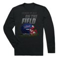 thumbnail image 1 of W Republic 525-249-BLK-01 Tulsa Golden Hurricane Gridiron Long Sleeve T-Shirt, Black - Small, 1 of 1