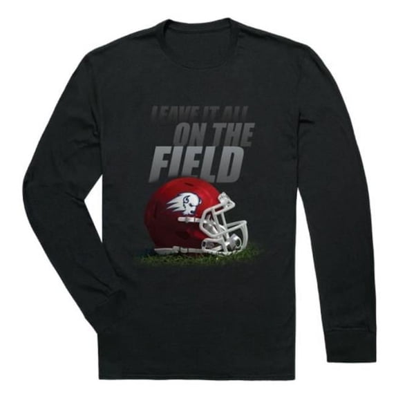 W Republic 525-291-BK2-04 Utah Tech University Trailblazers Gridiron Long Sleeve T-Shirt, Black - Extra Large