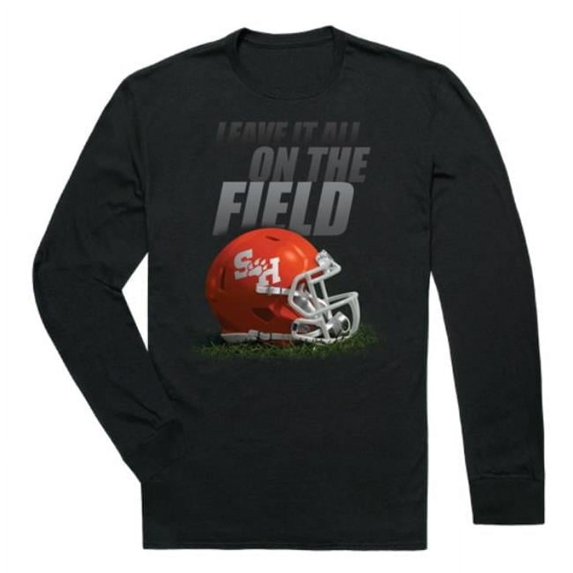 W Republic 525-441-BLK-05 Sam Houston State Bearkats Gridiron Long Sleeve T-Shirt, Black - 2XL