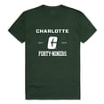 thumbnail image 1 of W Republic 526-194-FOR-04 University of North Carolina at Charlotte Men Seal T-Shirt, Forest White - Extra Large, 1 of 1