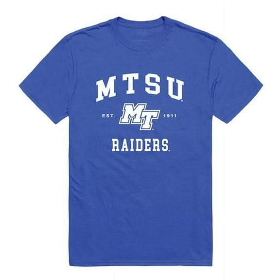 W Republic 526-223-RYL-03 Middle Tennessee State University Seal T-Shirt, Royal - Large
