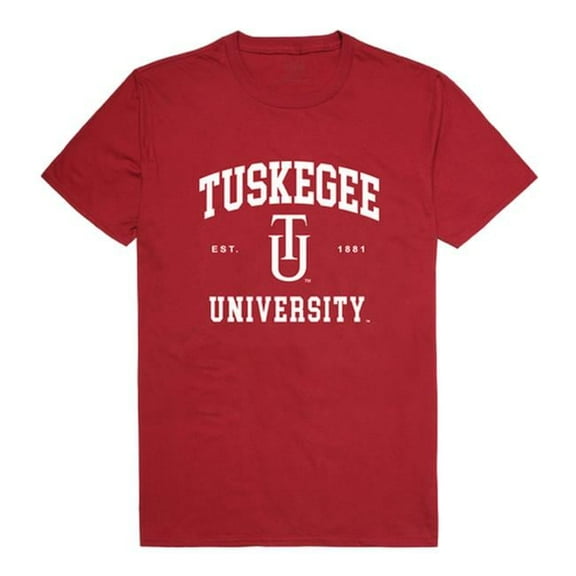 W Republic 526-240-CAR-05 Tuskegee University Seal T-Shirt, Cardinall - 2XL