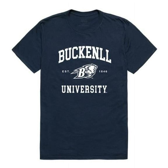 W Republic 526-273-NVY-03 Bucknell University Men Seal T-Shirt, Navy - Large