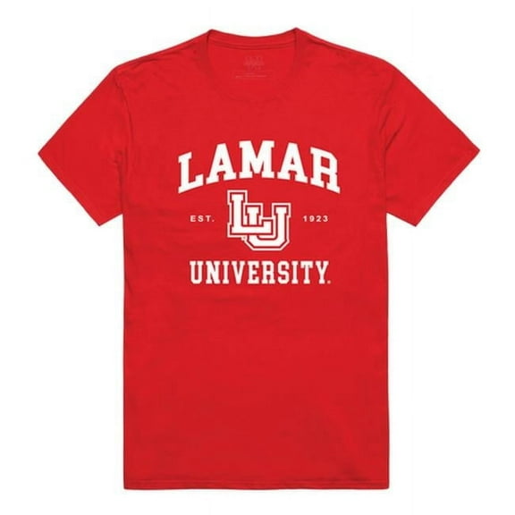 W Republic 526-326-RED-05 Lamar University Seal T-Shirt, Red - 2XL