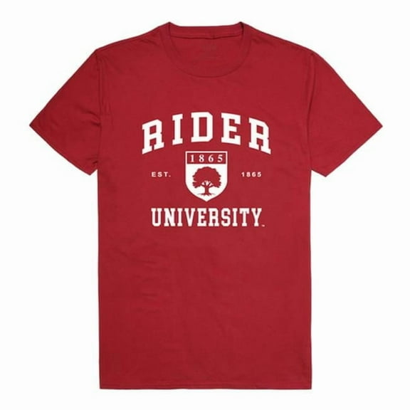 W Republic 526-368-CAR-05 Rider University Seal T-Shirt, Cardinal - 2XL