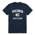 thumbnail image 1 of W Republic 526-409-NVY-03 University of Wisconsin-Eau Claire Seal T-Shirt, Navy - Large, 1 of 1