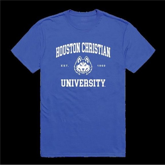 W Republic 526-524-RL2-05 Houston Christian University Huskies Seal College T-Shirt, Royal - 2XL